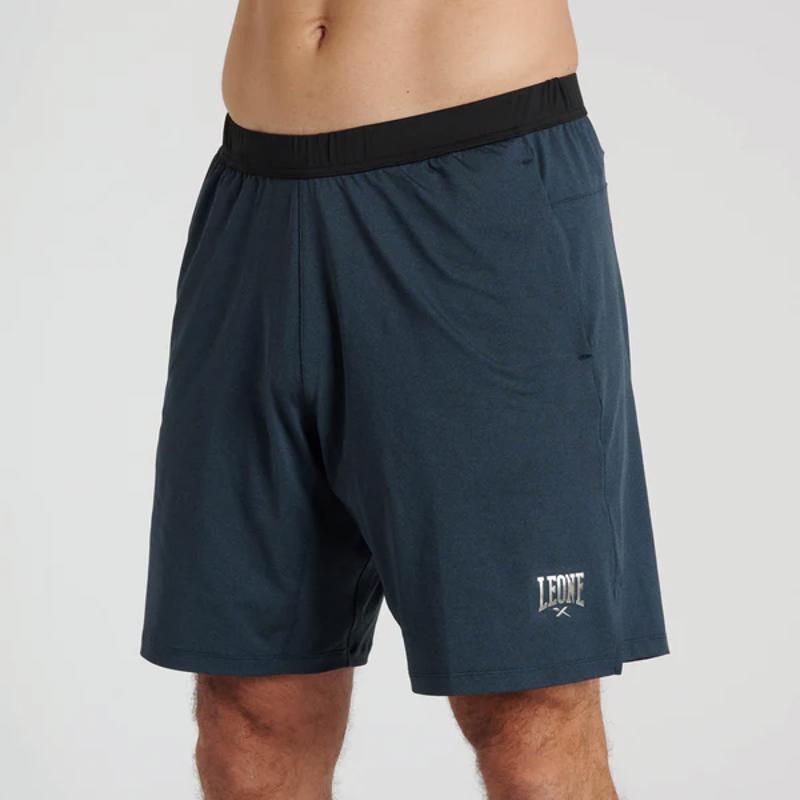 LEONE TROUSERS MELANGE-bluE